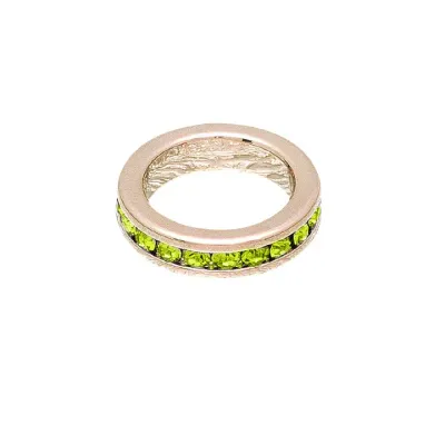 August (Peridot) Gold Original Birthstone Charm