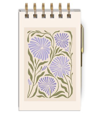 Flower Market Allium Jotter with Pen