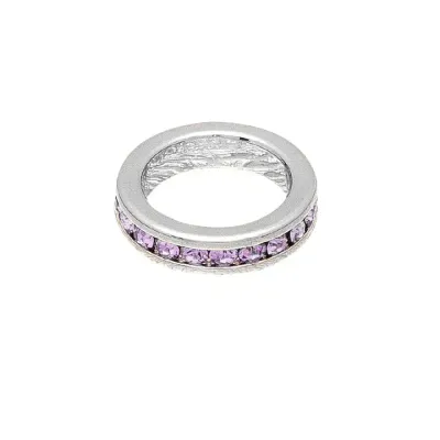 June(Alexandrite) White Gold Original Birthstone Charm