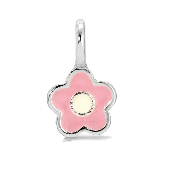 Charm Garden  Silver Flower Charm