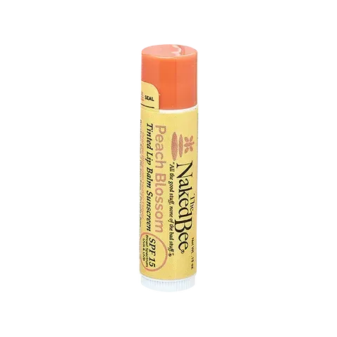 Naked Bee Lip Balm SPF15  Peach Blossom 