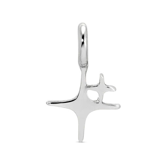 Charm Garden  Silver Spark Charm