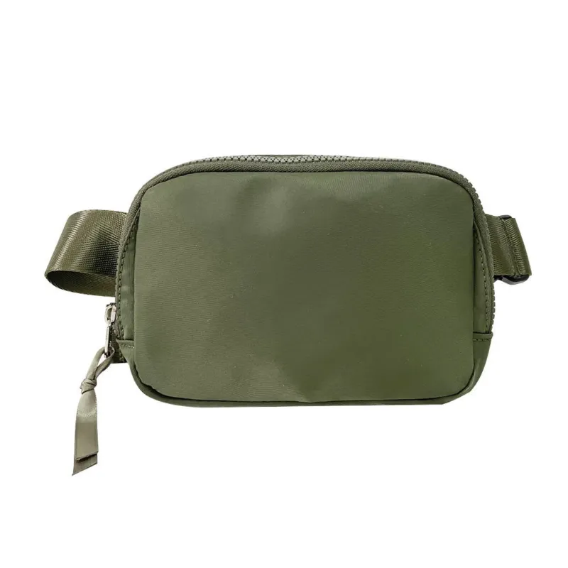 Lennon Nylon Belt Bag, Olive