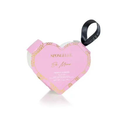Spongelle Heart Shaped Body Buffer French Lav. 