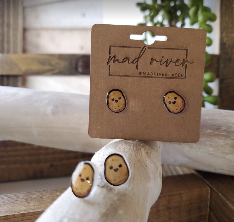 Potato Earrings