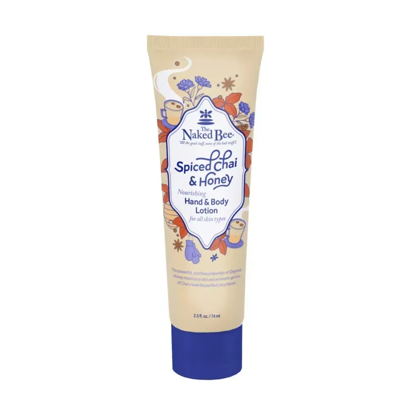 Naked Bee Spiced Chai Lotion 2.5 oz 