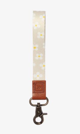 Luna Beige  - Wristlet Keychain