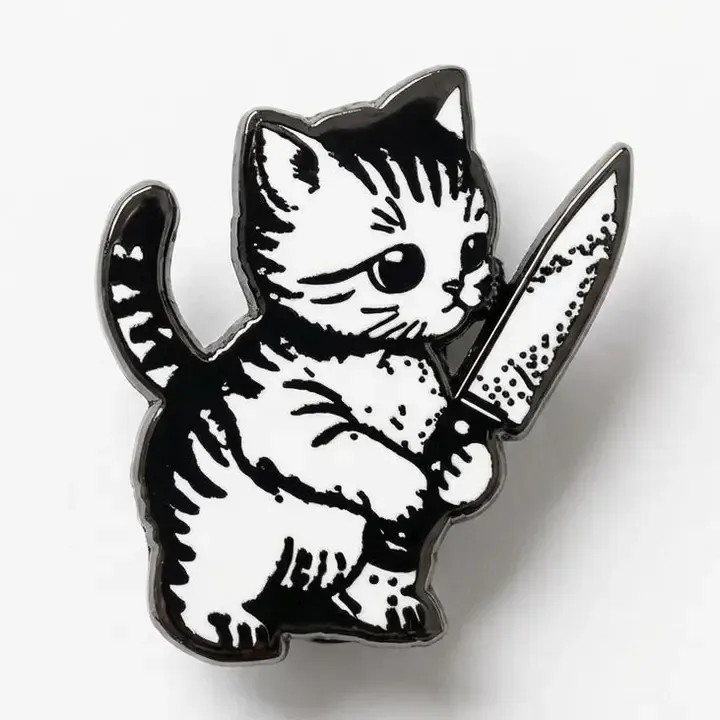 Evil Kitty Pin