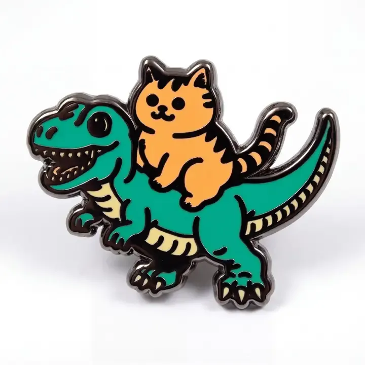 T Rex Cat Pin