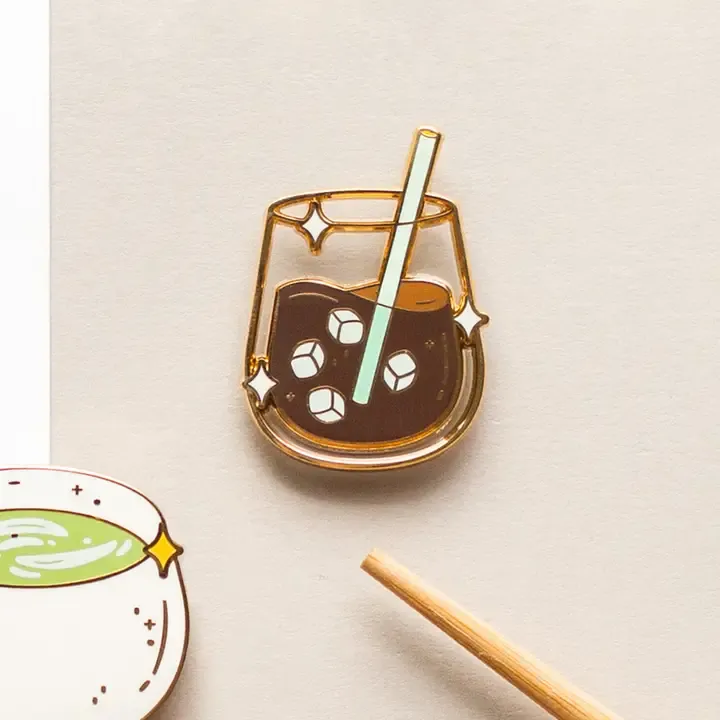 Iced Coffee Pin
