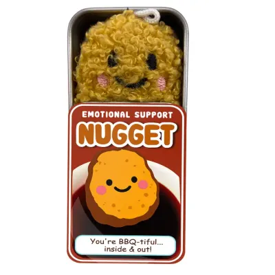 Emotional Support Nugget Keychain