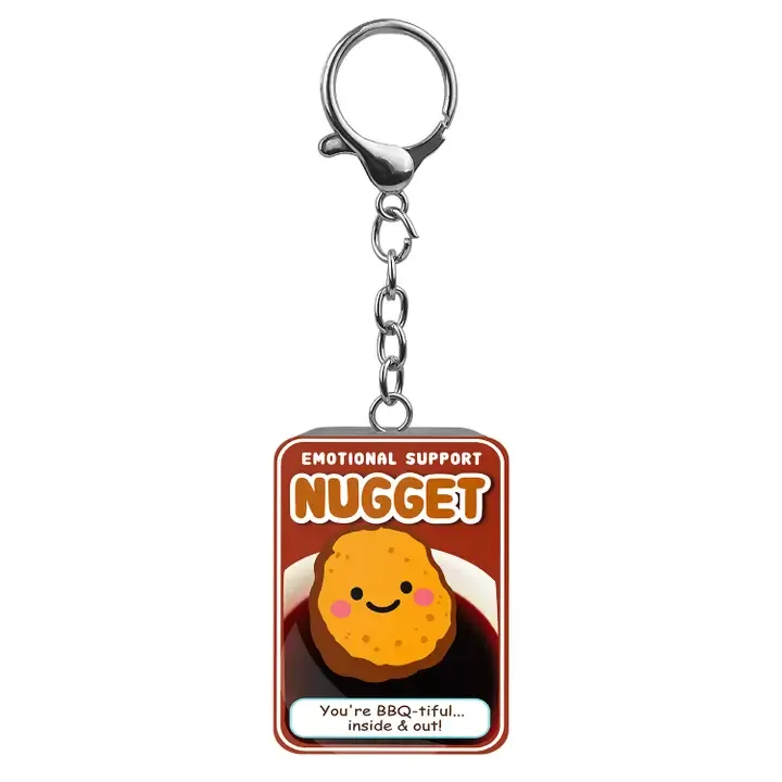 Emotional Support Nugget Keychain
