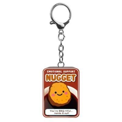 Emotional Support Nugget Keychain