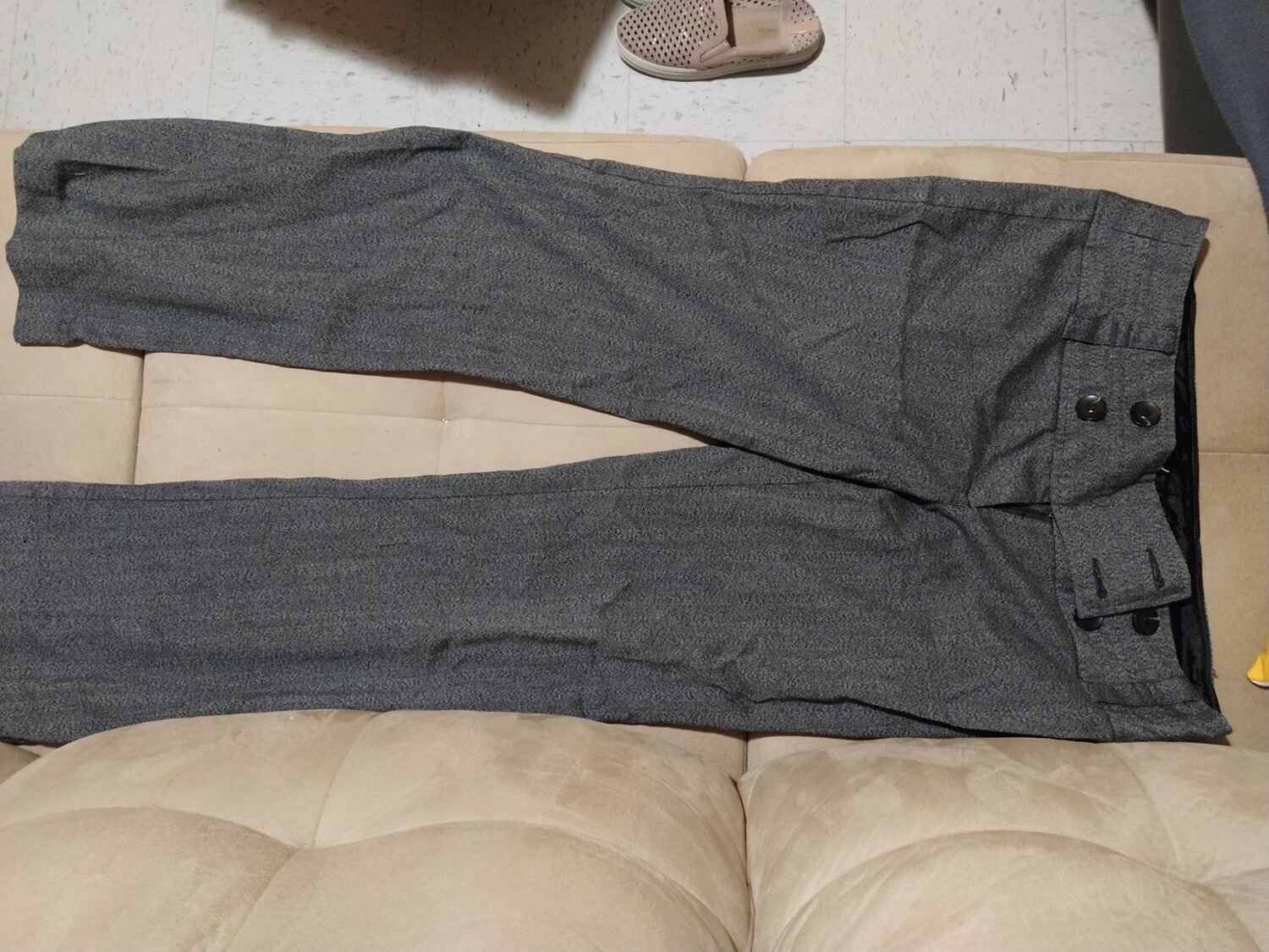 2 pair of grey slacks pants