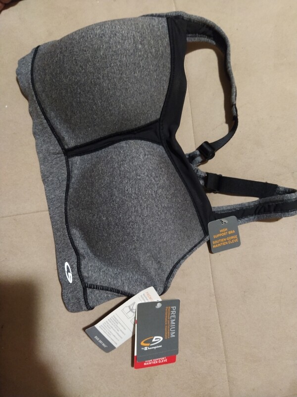 Champion grey sports bra size 34D