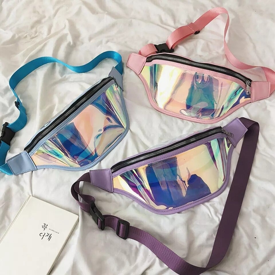 (NEW) Fanny pack (pink, blue, purple)