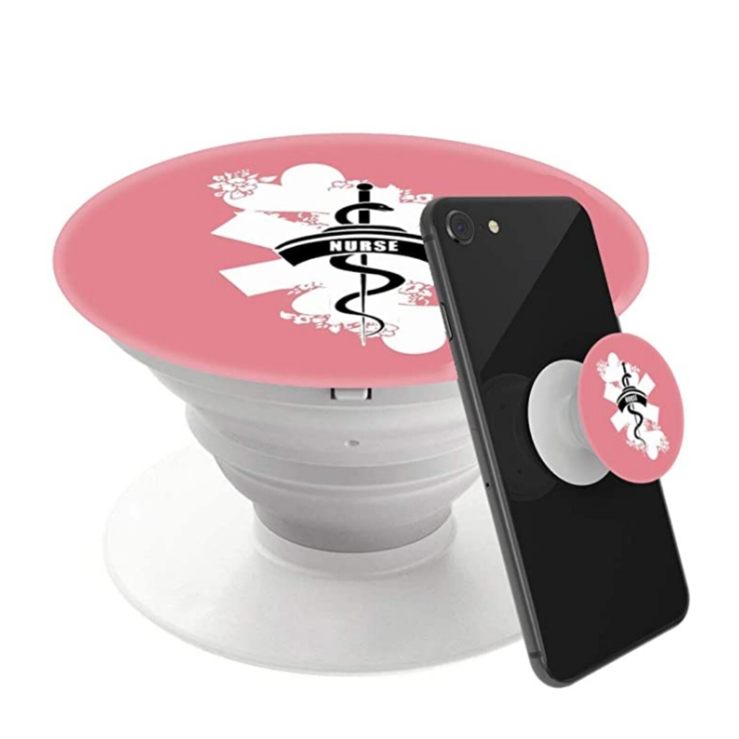 Nurse Popsocket for phone (pink)