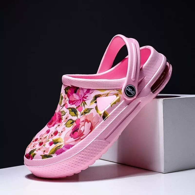 Croc inspired work sandals