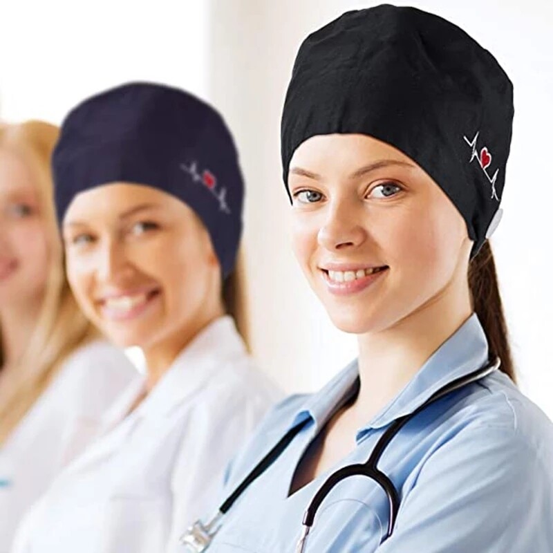 Nurse surgeon scrub in cap (various colors)