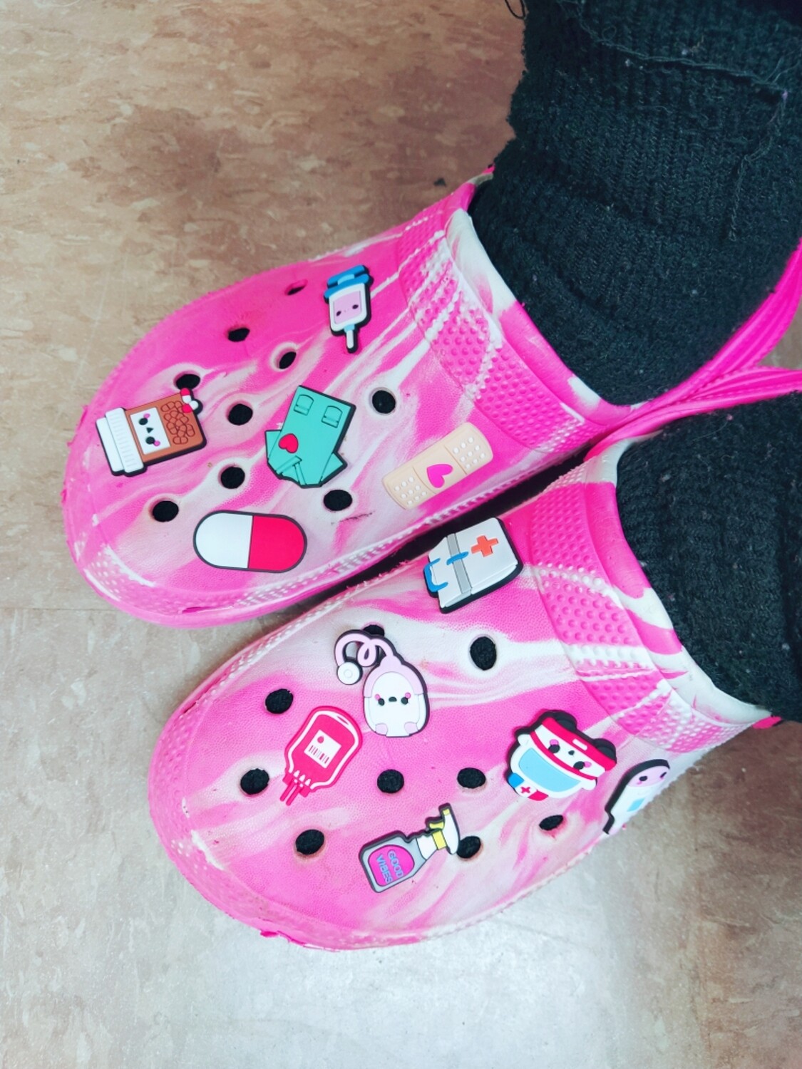 Healthcare related croc charms (pack of 5)