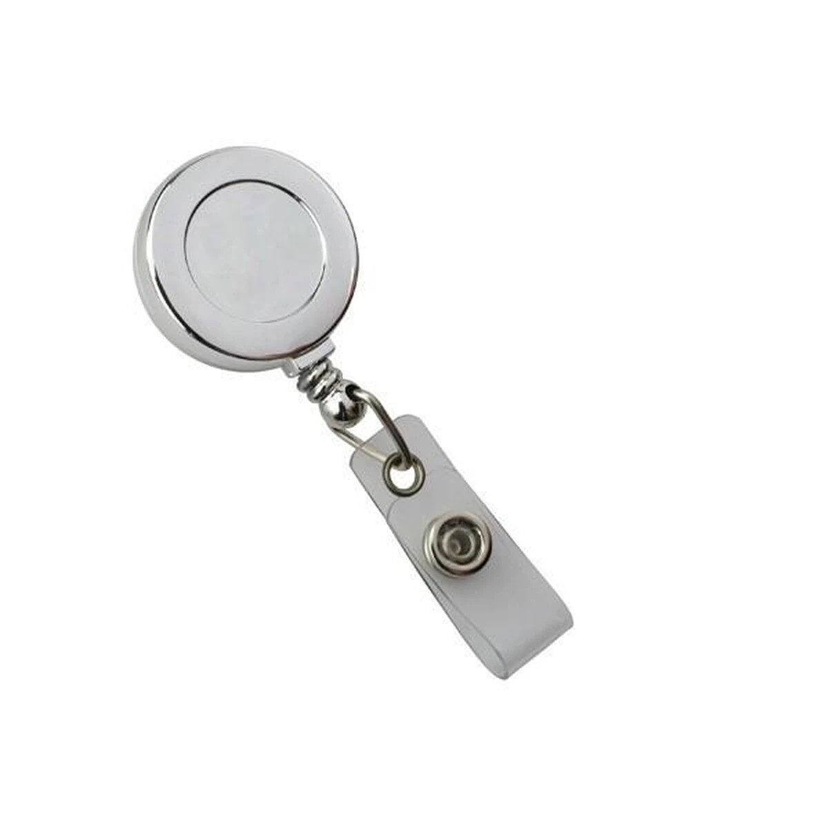 Silver badge clip