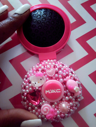 Custom bling hair brush