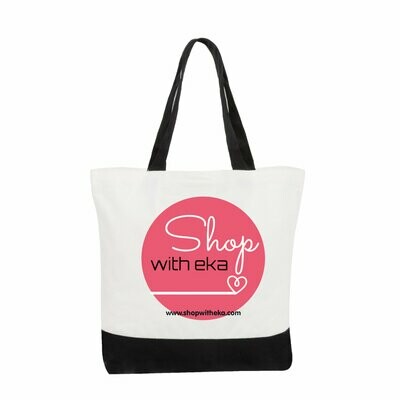 (ShopWithEka) cotton work tote bag