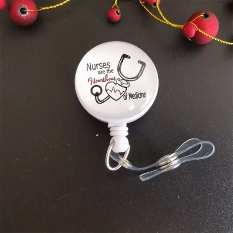 Heart ID badge clip - #2
