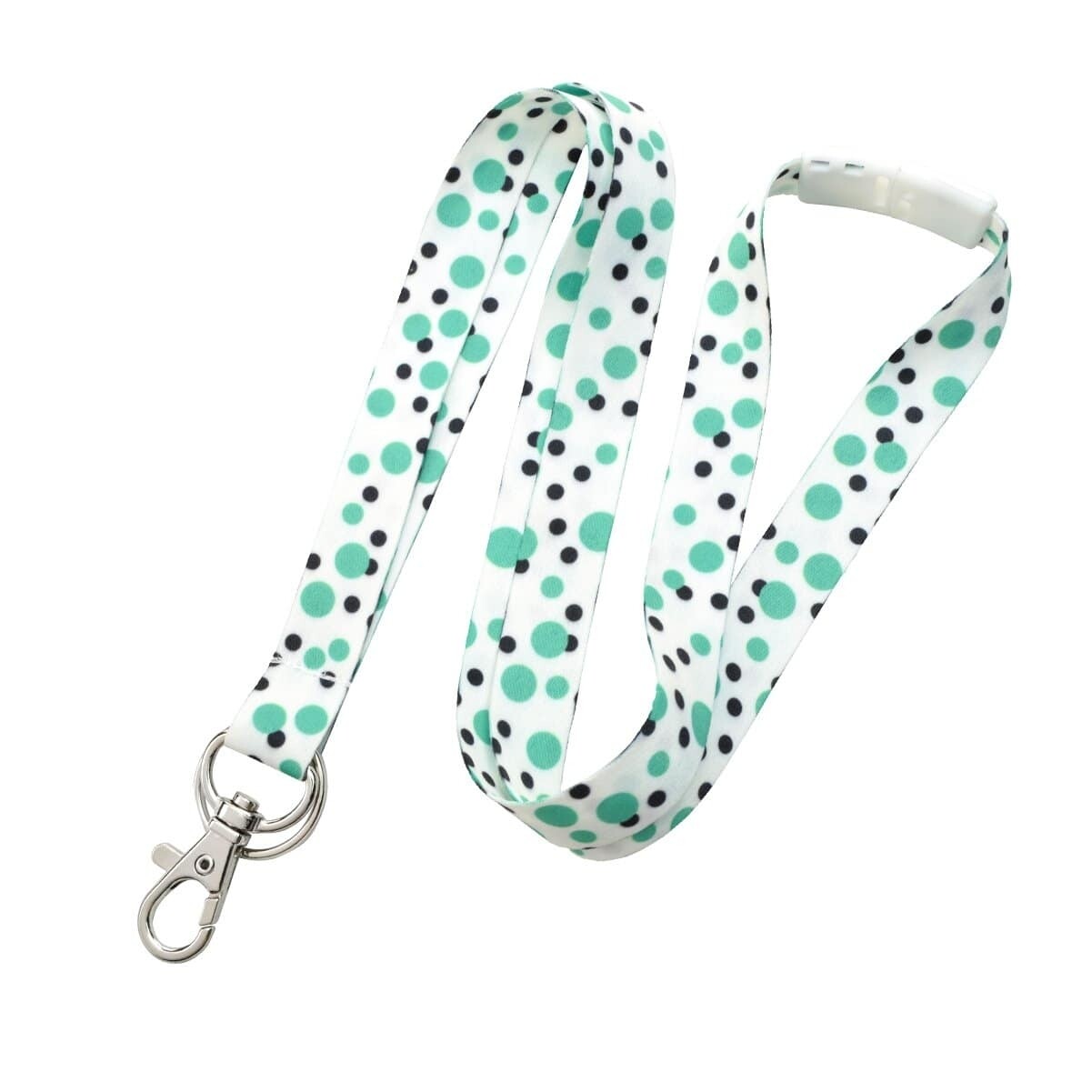 Lanyard polkadot - green