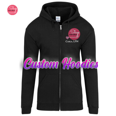 (ShopWithEka) Unisex customizable hoodie