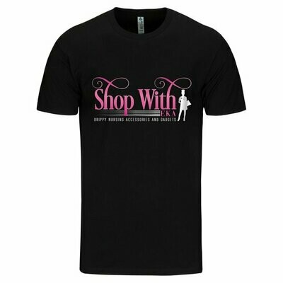 (ShopWithEka) Unisex Black T-shirt
