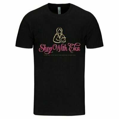 (ShopWithEka) Unisex Black T-shirt