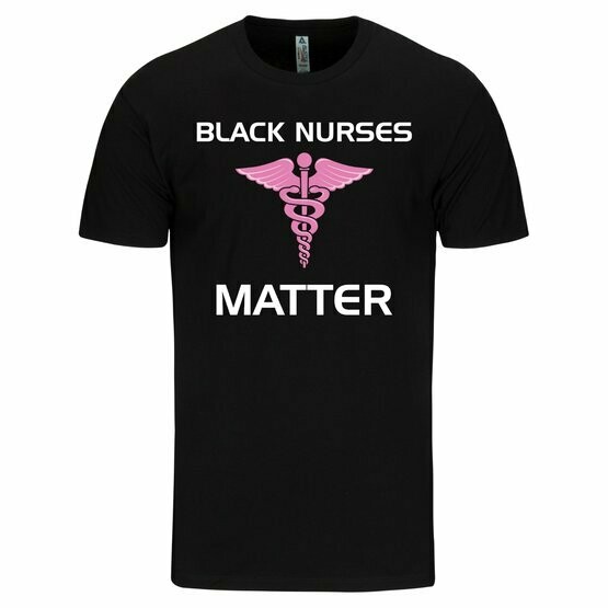Black nurses matter mens T-shirt