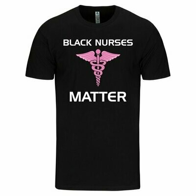 Black nurses matter mens T-shirt