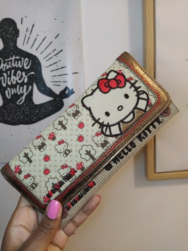 New hello kitty brown wallet