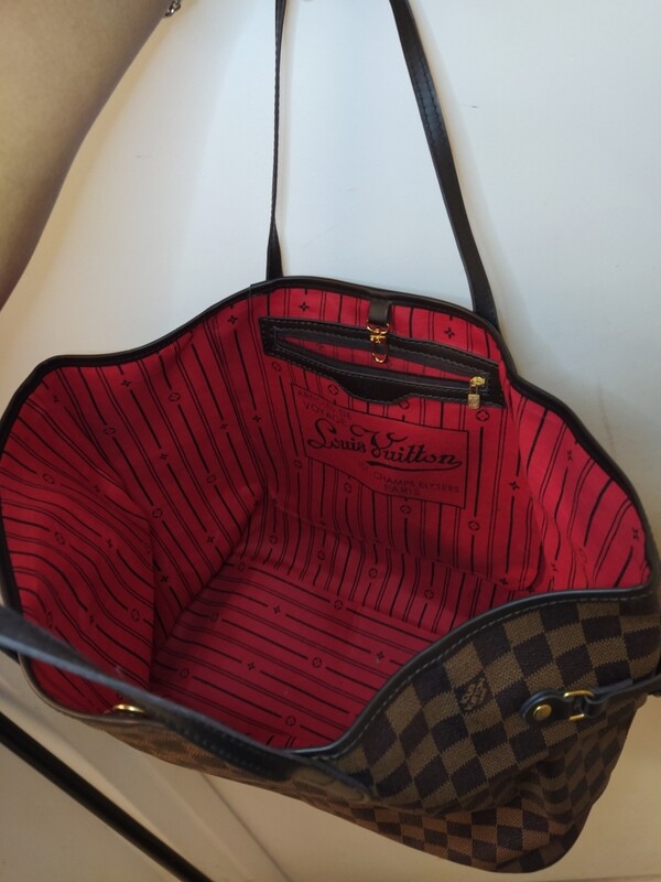 Bown checkered tote bag