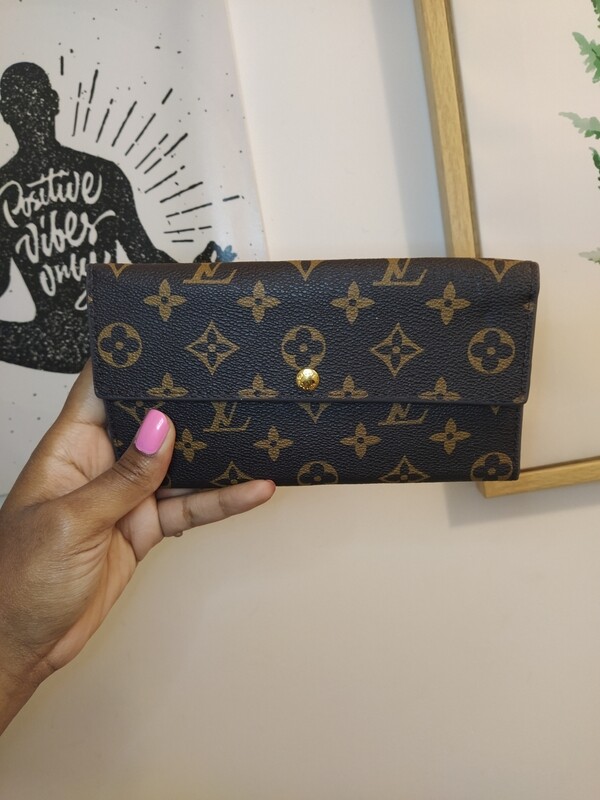 Brown LV wallet