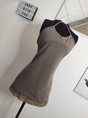 Army green tank top