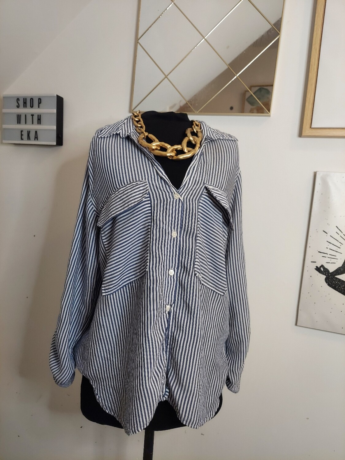 Zara Nautica button up shirt