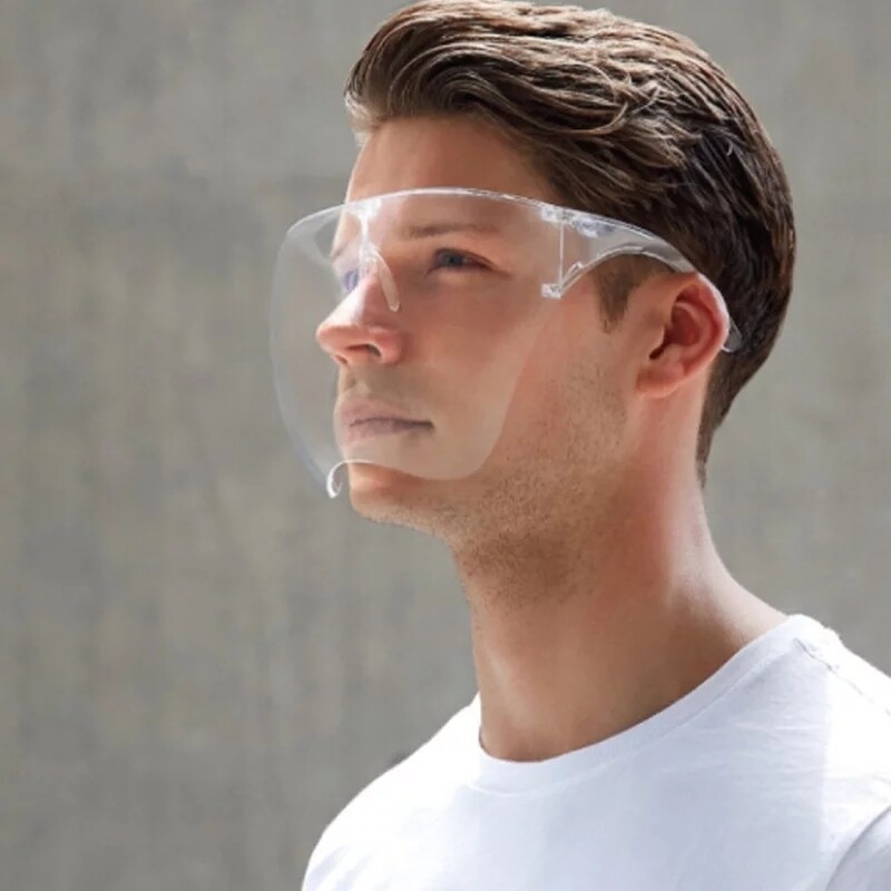 Transparent face shield
