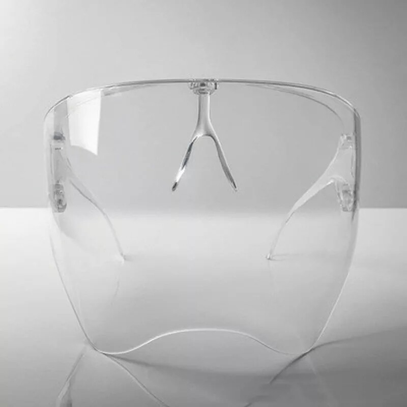 Transparent face shield