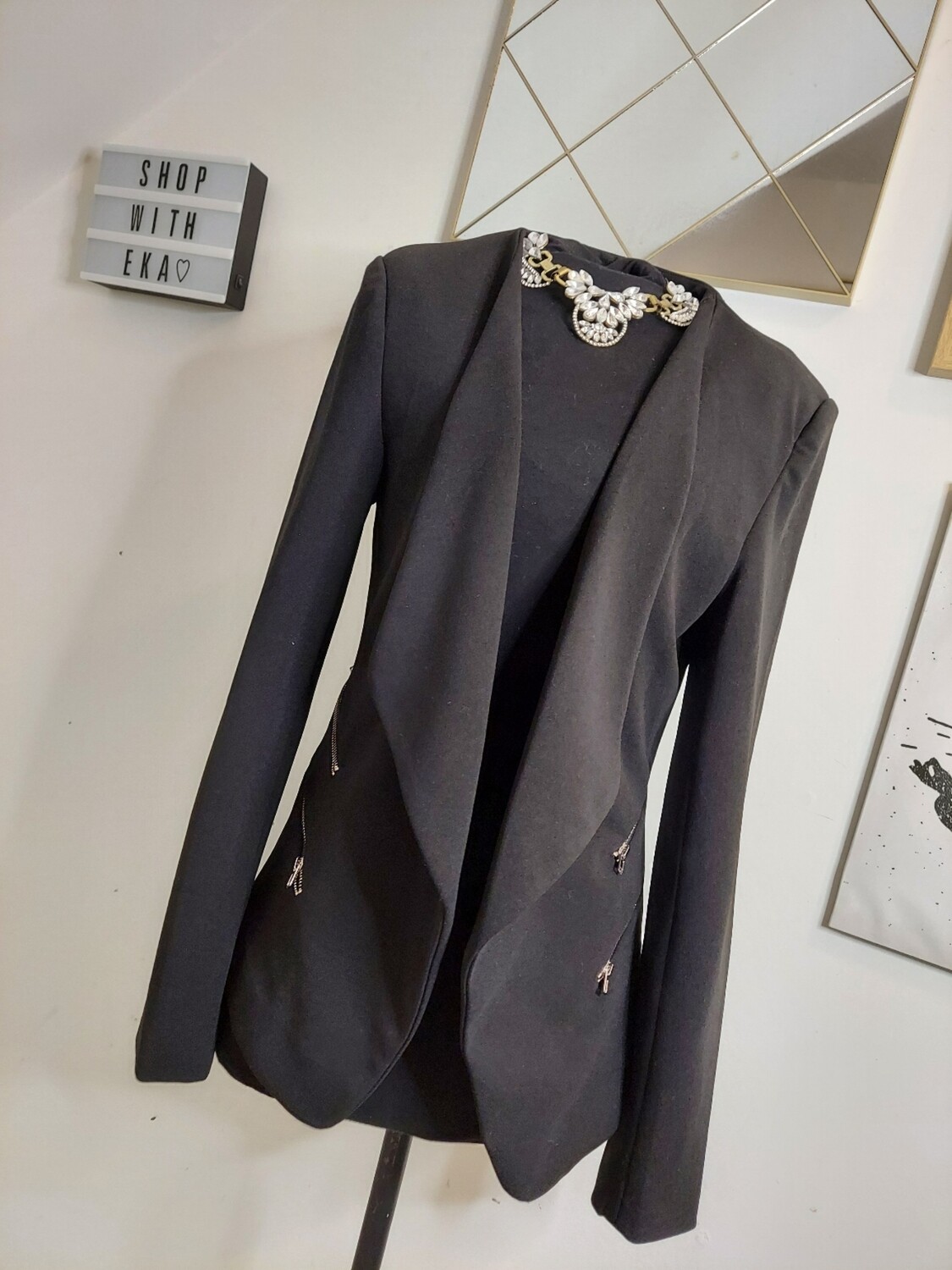 Used black blazer
