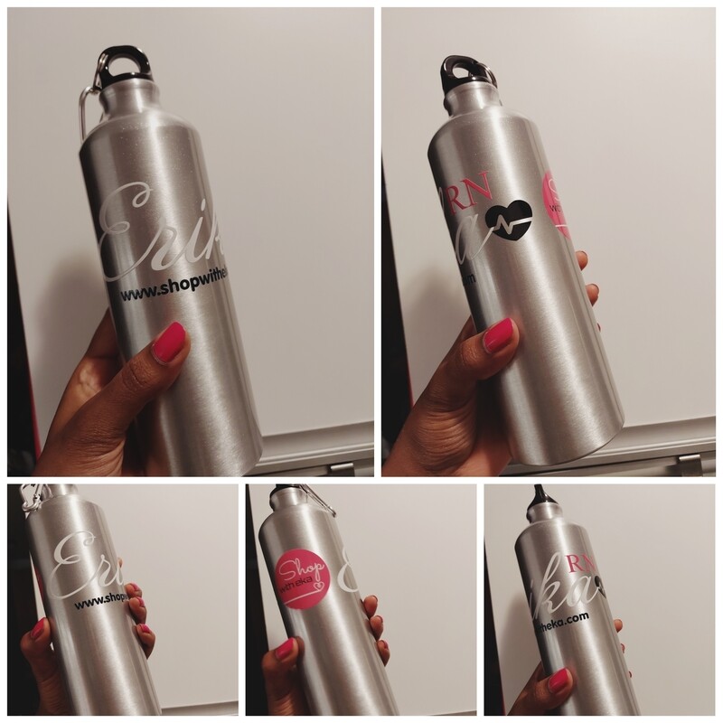 (ShopWithEka) customizable aluminum bottle 26.oz