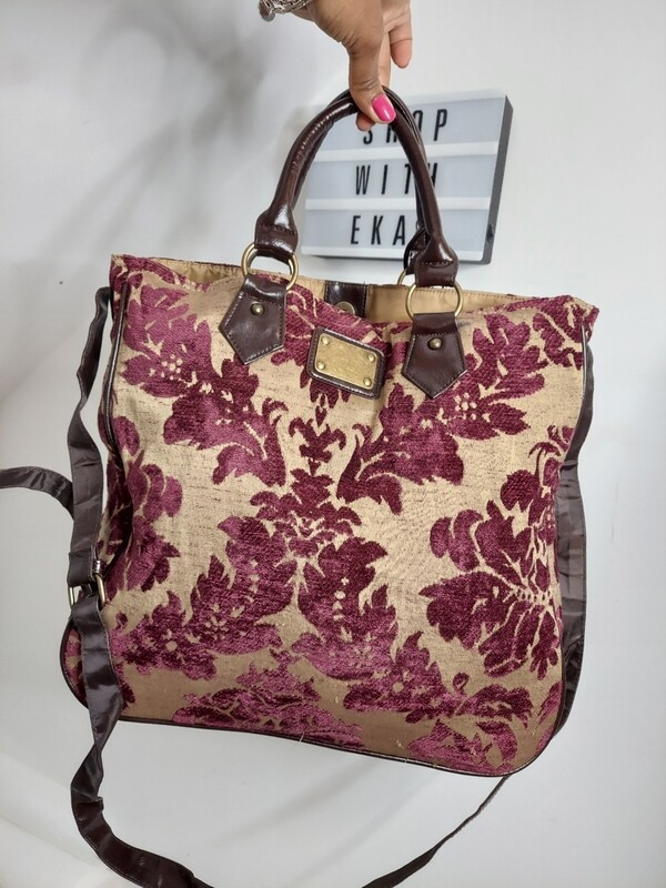 Paisley printed tote bag