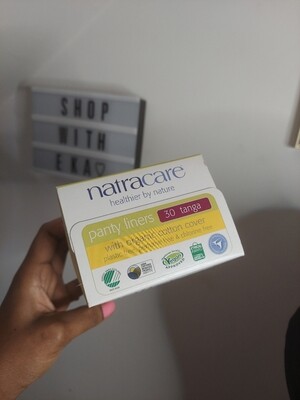 A box of natracare cotton panty liners (ADD ON ITEM)
