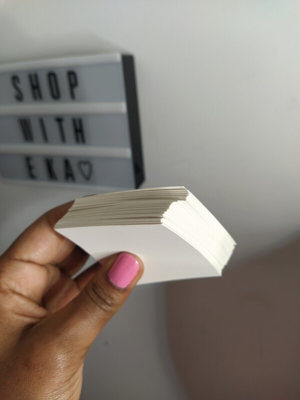 Lot of 50 thank you cards (ADD ON ITEM)