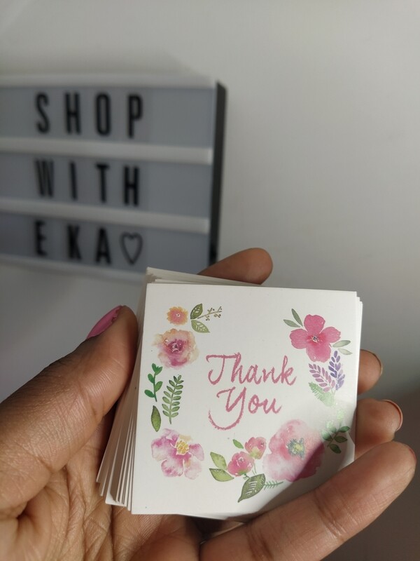 Lot of 50 thank you cards (ADD ON ITEM)