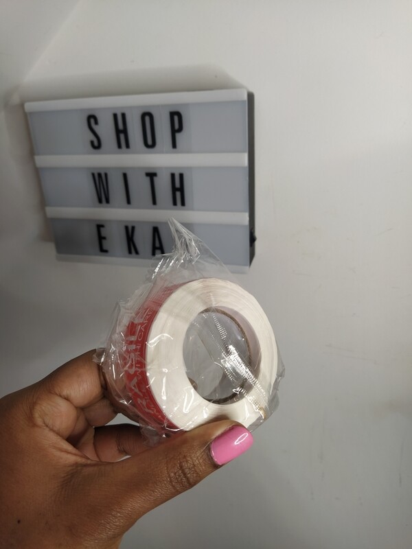 Roll of 100 red fragile stickers (ADD ON ITEM)