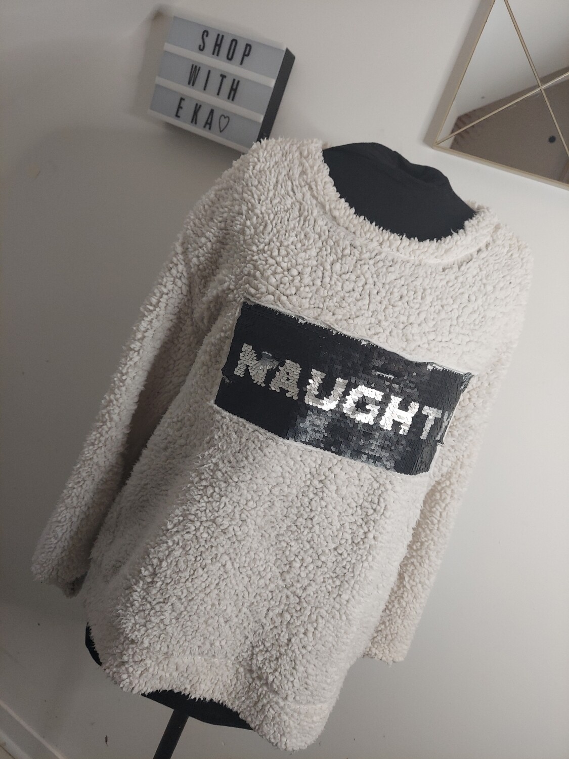 Used christmas naughty and nice sweater
