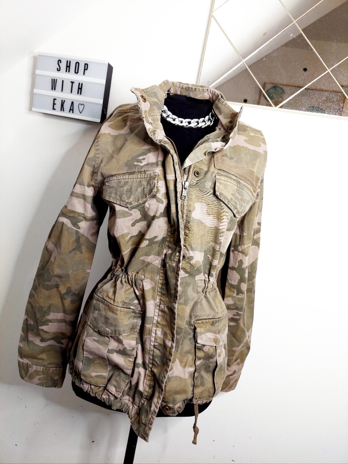 used camouflage jacket